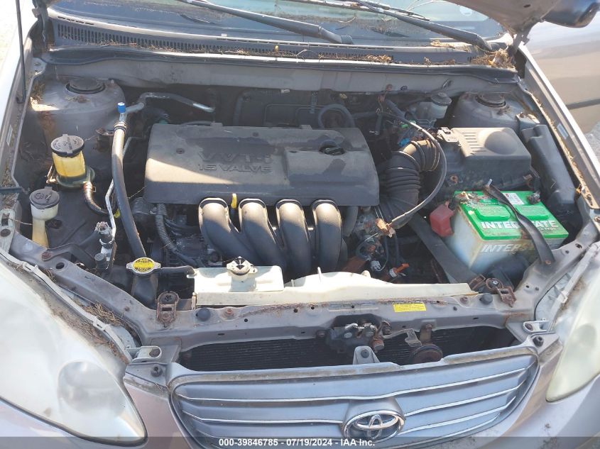 2003 Toyota Corolla Ce VIN: 1NXBR32E53Z090585 Lot: 39846785