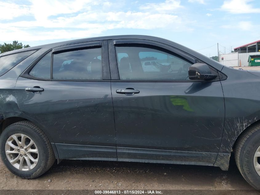 2018 Chevrolet Equinox Ls VIN: 2GNAXHEVXJ6209555 Lot: 39846813