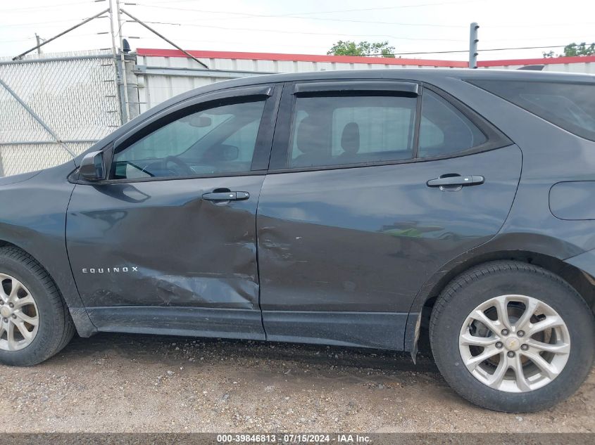 2018 Chevrolet Equinox Ls VIN: 2GNAXHEVXJ6209555 Lot: 39846813