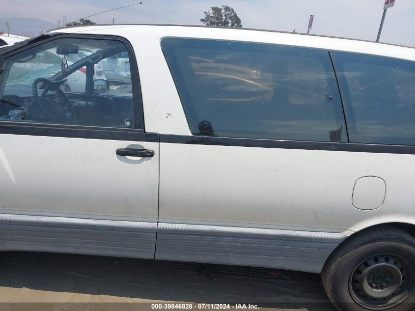 1992 Toyota Previa Dlx VIN: JT3AC11R0N1045394 Lot: 39846828