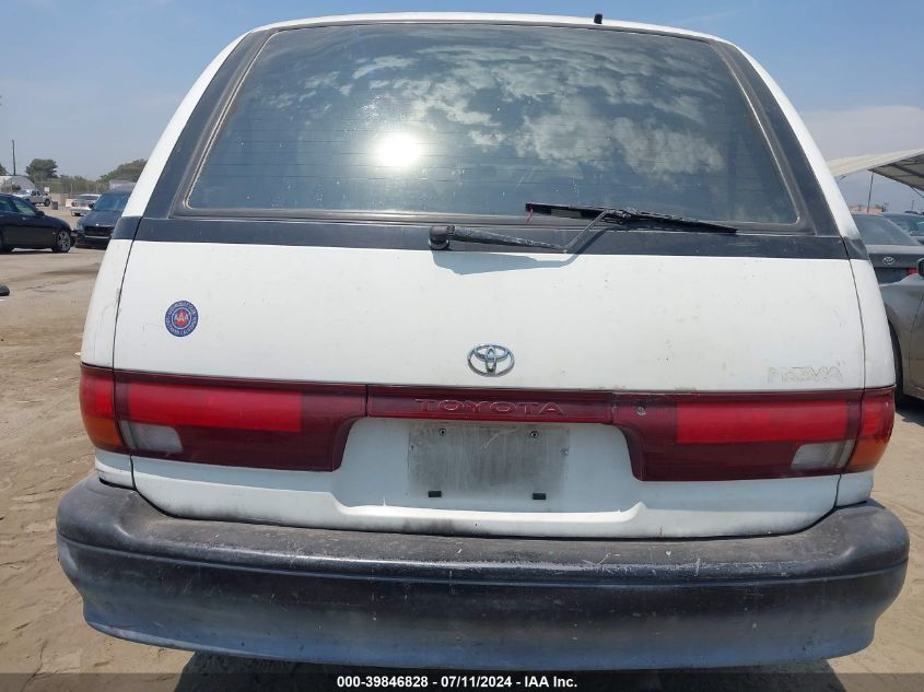 1992 Toyota Previa Dlx VIN: JT3AC11R0N1045394 Lot: 39846828