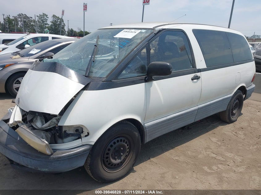 1992 Toyota Previa Dlx VIN: JT3AC11R0N1045394 Lot: 39846828
