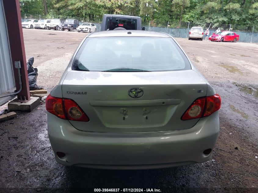 2009 Toyota Corolla Le VIN: 2T1BU40E59C180482 Lot: 39846837