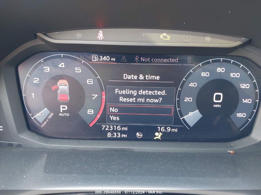 2020 Audi Q3 Premium 45 Tfsi Quattro Tiptronic VIN: WA1AECF32L1035074 Lot: 39846858