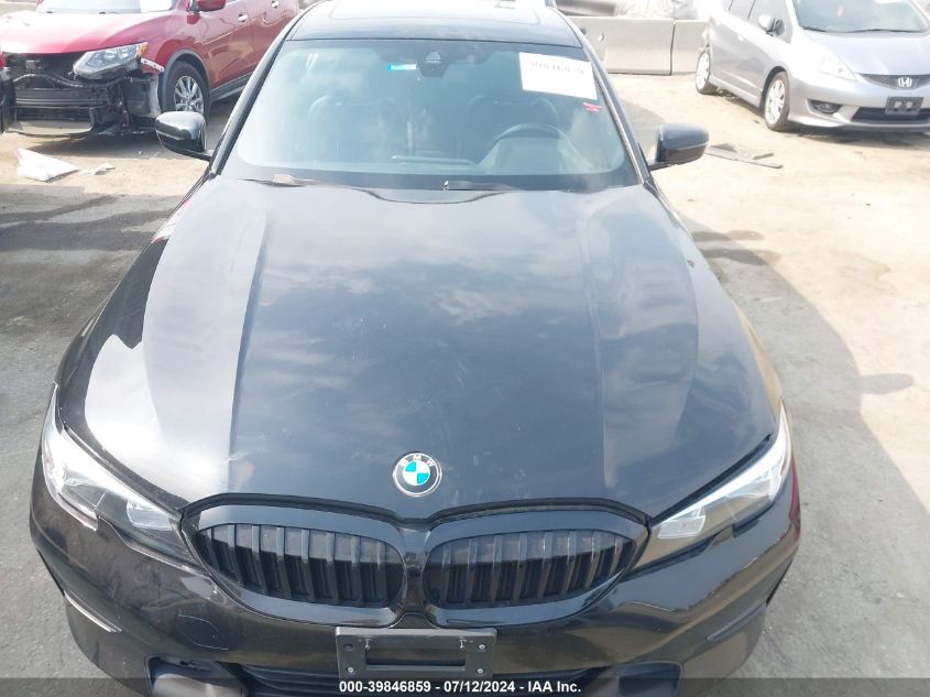 2020 BMW 330I VIN: WBA5R1C08LFH44489 Lot: 39846859