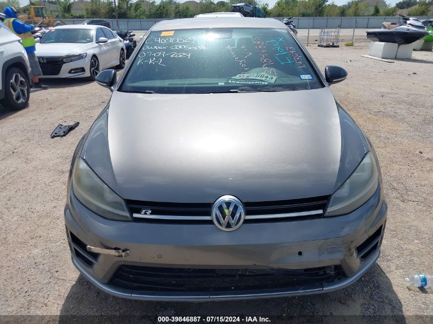 2016 Volkswagen Golf R 4-Door VIN: WVWUF7AU3GW253623 Lot: 39846887