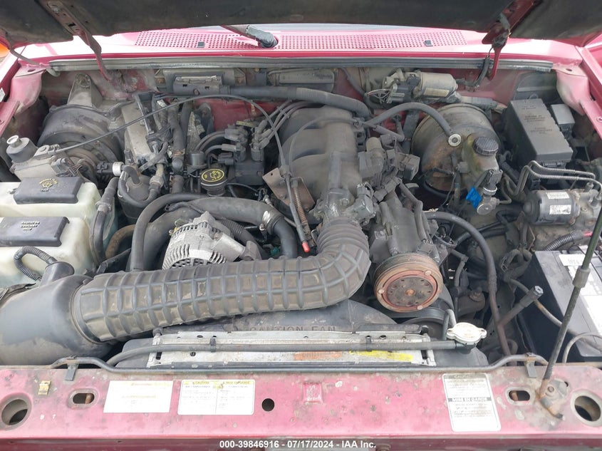 1995 Ford Ranger Super Cab VIN: 1FTCR14X7SPA38772 Lot: 39846916