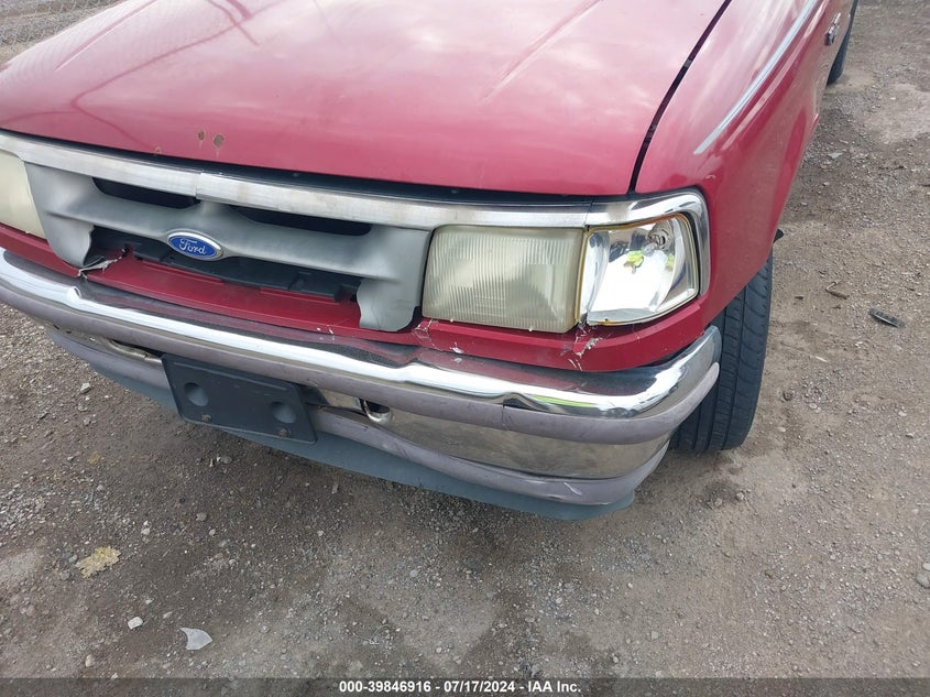 1995 Ford Ranger Super Cab VIN: 1FTCR14X7SPA38772 Lot: 39846916