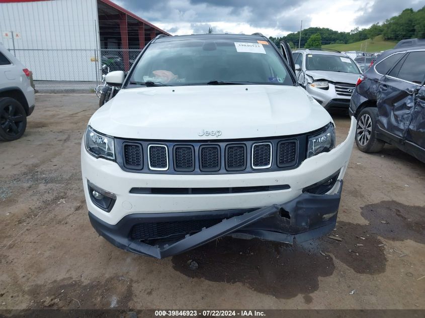 2020 Jeep Compass Latitude 4X4 VIN: 3C4NJDBB6LT107182 Lot: 39846923