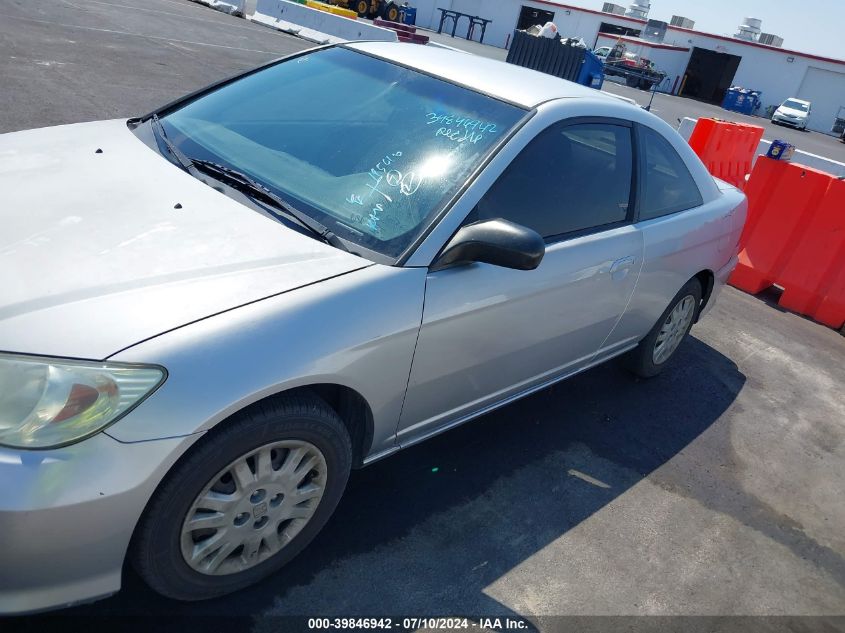 2004 Honda Civic Lx VIN: 1HGEM22564L052074 Lot: 39846942