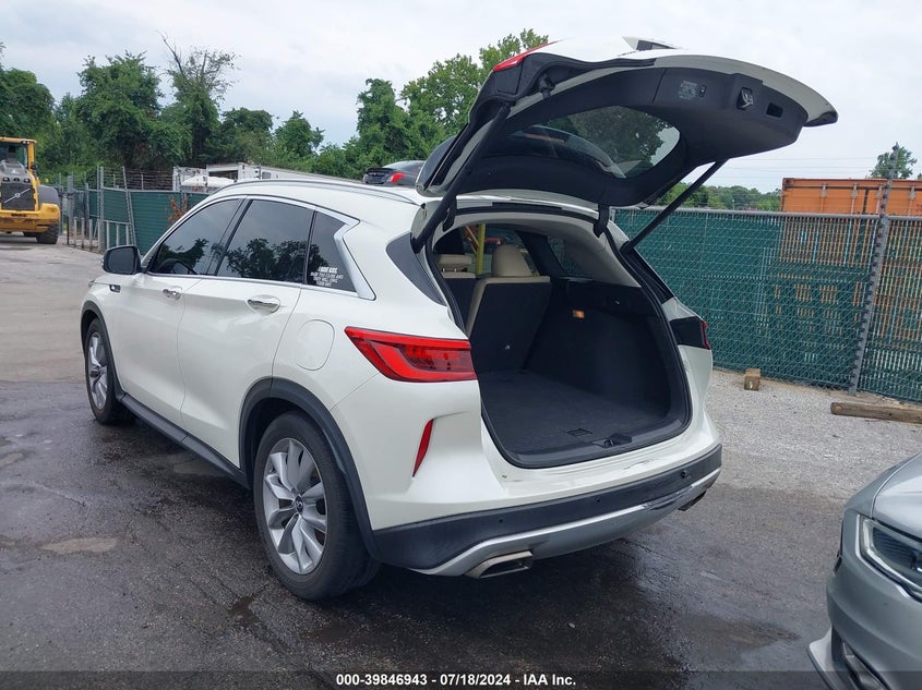 VIN 3PCAJ5M33LF105351 2020 INFINITI QX50 LUXE AWD