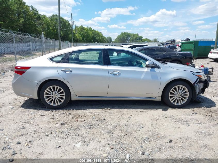 2014 Toyota Avalon Hybrid Xle Touring VIN: 4T1BD1EB7EU034896 Lot: 39846948