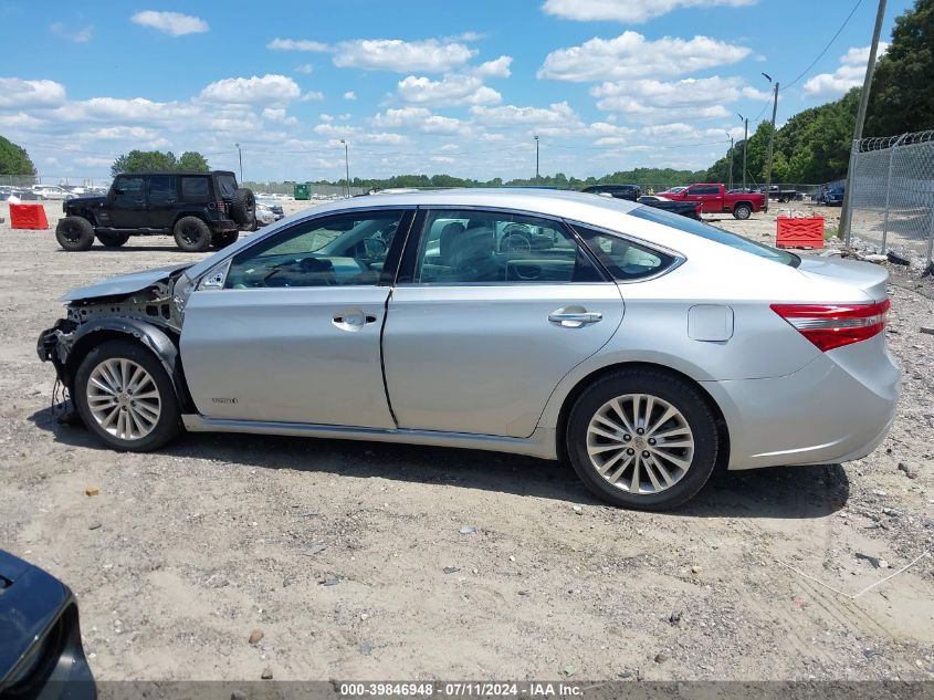 2014 Toyota Avalon Hybrid Xle Touring VIN: 4T1BD1EB7EU034896 Lot: 39846948
