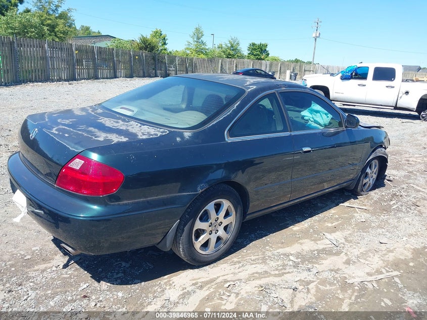 2001 Acura Cl 3.2 VIN: 19UYA42491A031154 Lot: 39846965