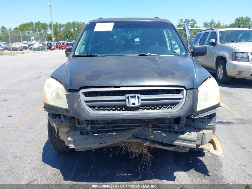 2005 Honda Pilot Ex VIN: 2HKYF18485H529785 Lot: 39846970