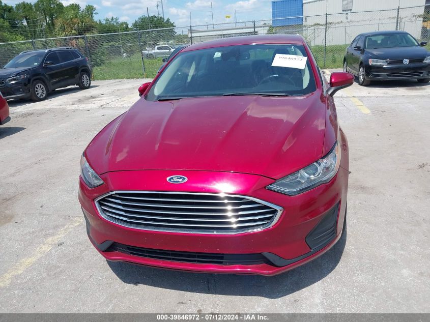 2019 FORD FUSION SE - 3FA6P0HD6KR246184