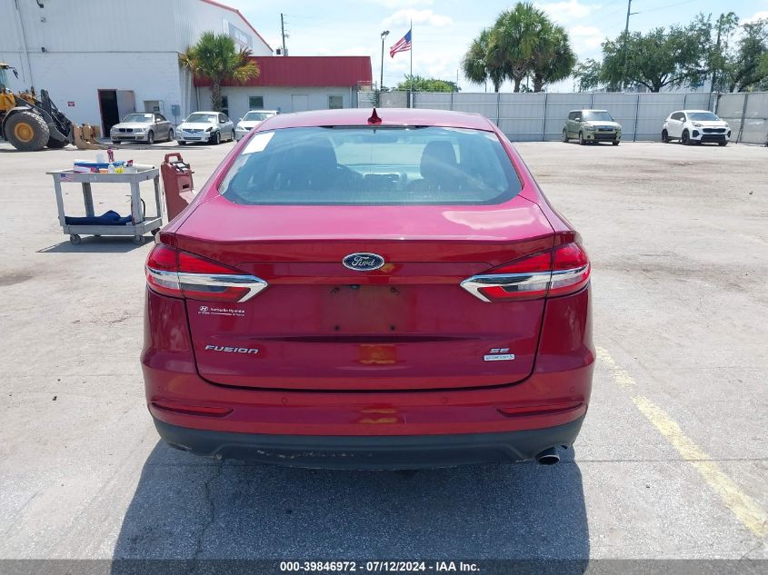 2019 FORD FUSION SE - 3FA6P0HD6KR246184