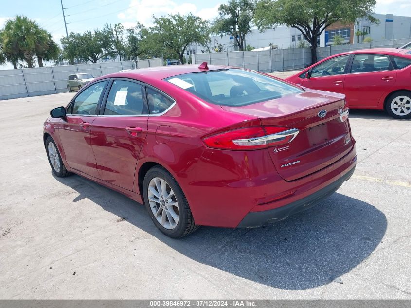 2019 FORD FUSION SE - 3FA6P0HD6KR246184