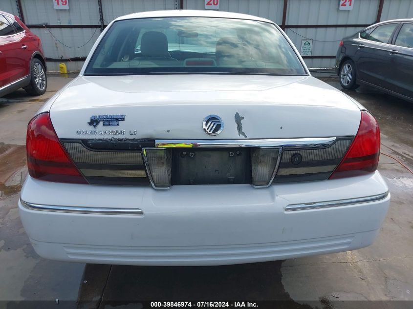 2008 Mercury Grand Marquis Ls VIN: 2MEFM75V98X645849 Lot: 39846974