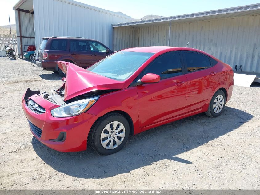 2016 Hyundai Accent Se VIN: KMHCT4AEXGU145812 Lot: 39846994