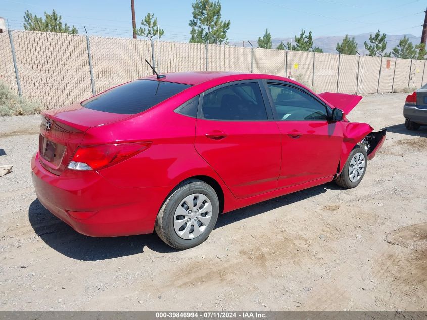 KMHCT4AEXGU145812 2016 Hyundai Accent Se