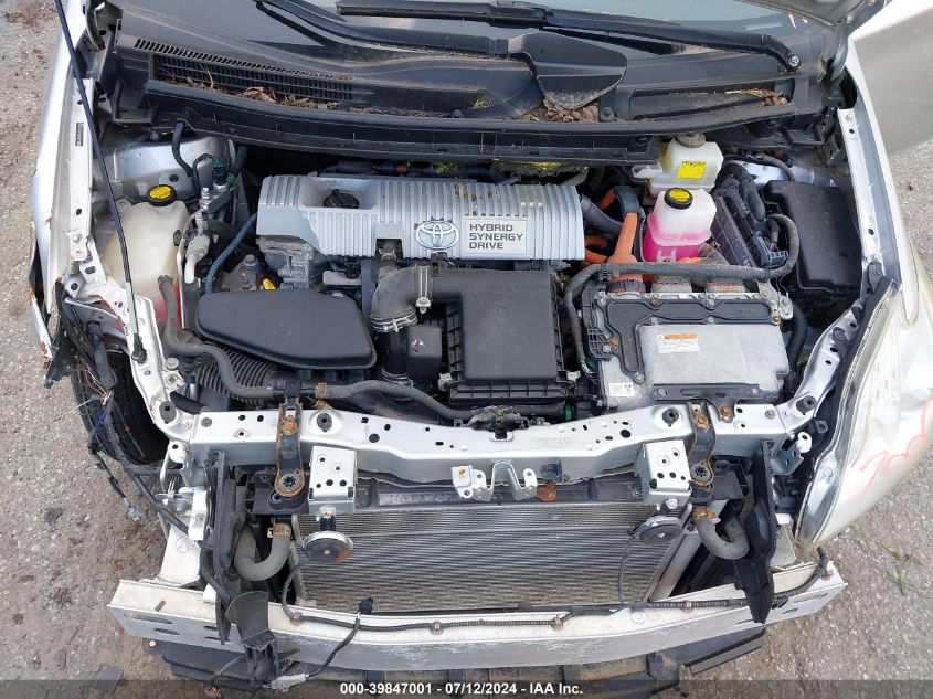 2011 Toyota Prius Two VIN: JTDKN3DU2B1430568 Lot: 39847001