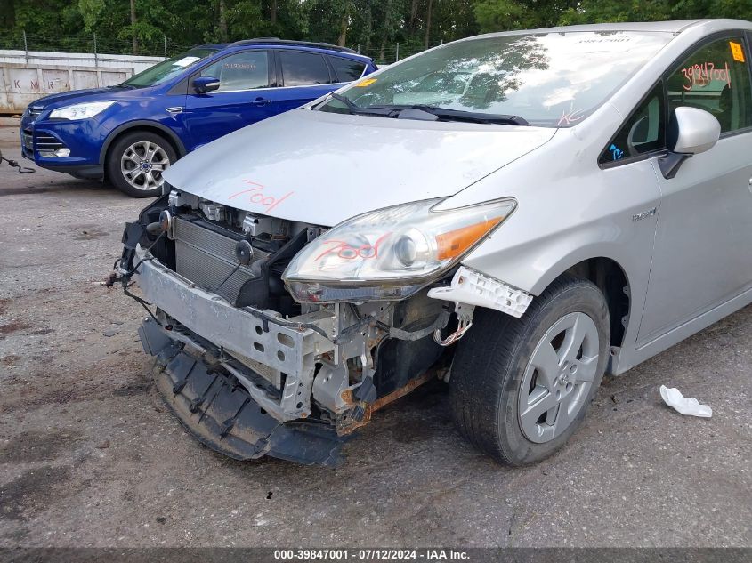 2011 Toyota Prius Two VIN: JTDKN3DU2B1430568 Lot: 39847001