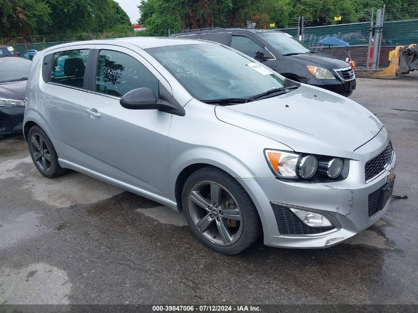 2014 Chevrolet Sonic Rs Auto VIN: 1G1JG6SB4E4157508 Lot: 39847006