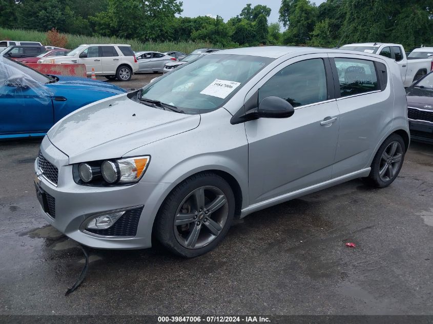 2014 Chevrolet Sonic Rs Auto VIN: 1G1JG6SB4E4157508 Lot: 39847006