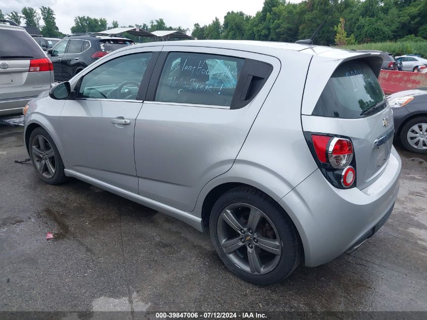 2014 Chevrolet Sonic Rs Auto VIN: 1G1JG6SB4E4157508 Lot: 39847006