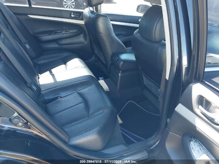 2008 Infiniti G35X VIN: JNKBV61F48M260291 Lot: 39847018