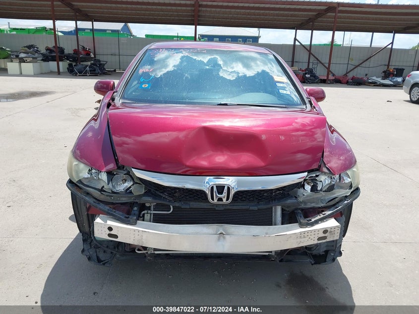 2010 Honda Civic Lx-S VIN: 19XFA1F68AE073909 Lot: 39847022