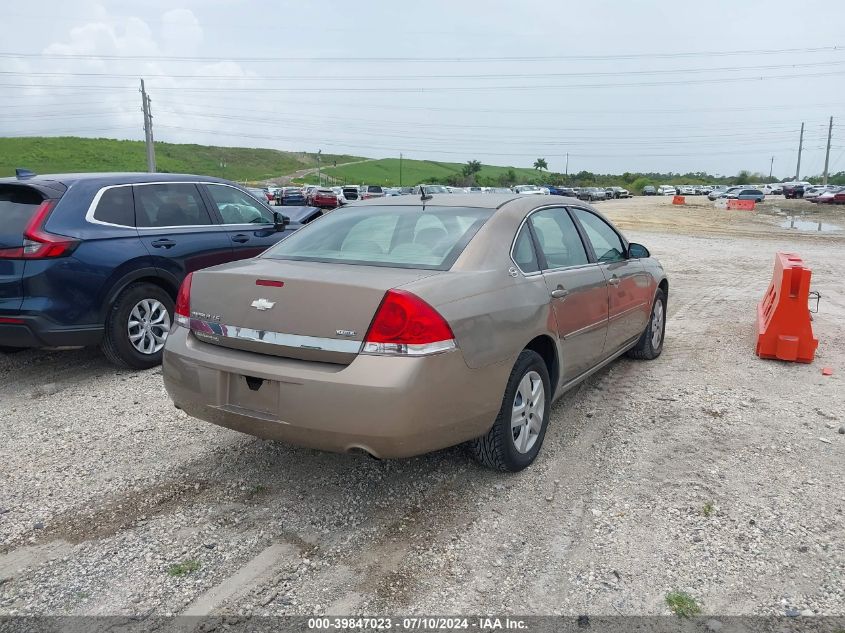 2G1WB58K679382938 | 2007 CHEVROLET IMPALA