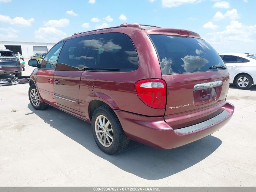 2001 Chrysler Town & Country Limited VIN: 2C8GP64L71R406719 Lot: 39847027