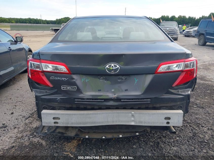 2012 Toyota Camry L/Le/Se/Se Limited Edition/Xle VIN: 4T1BF1FK2CU007241 Lot: 39847048