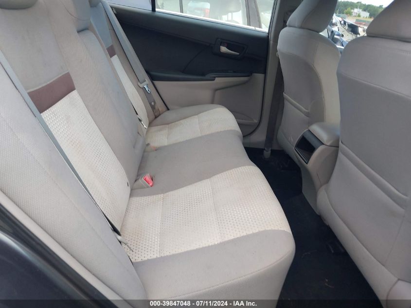 2012 Toyota Camry L/Le/Se/Se Limited Edition/Xle VIN: 4T1BF1FK2CU007241 Lot: 39847048