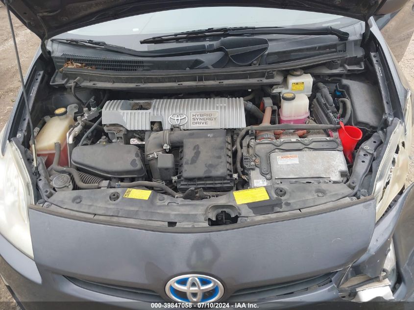 2011 Toyota Prius Two VIN: JTDKN3DU8B1385989 Lot: 39847058