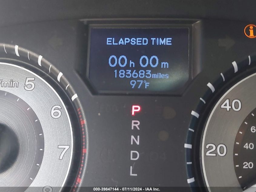 2012 Honda Odyssey Touring/Touring Elite VIN: 5FNRL5H96CB023173 Lot: 39847144