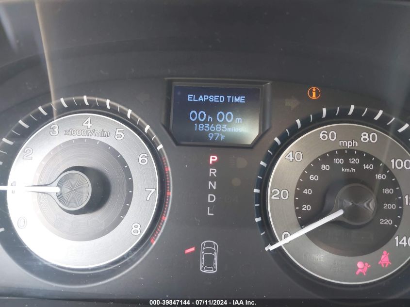 2012 Honda Odyssey Touring/Touring Elite VIN: 5FNRL5H96CB023173 Lot: 39847144