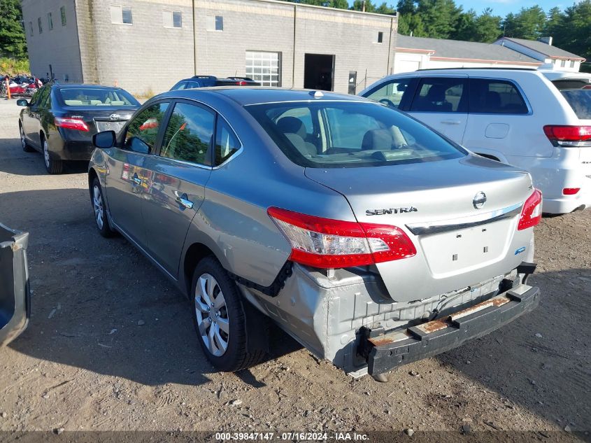 2014 Nissan Sentra Sv VIN: 3N1AB7APXEY269867 Lot: 39847147