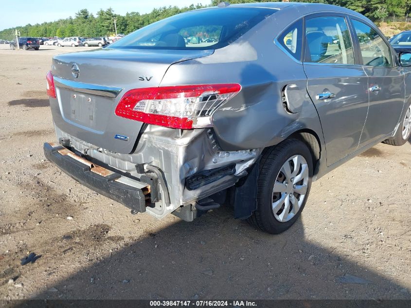 2014 Nissan Sentra Sv VIN: 3N1AB7APXEY269867 Lot: 39847147