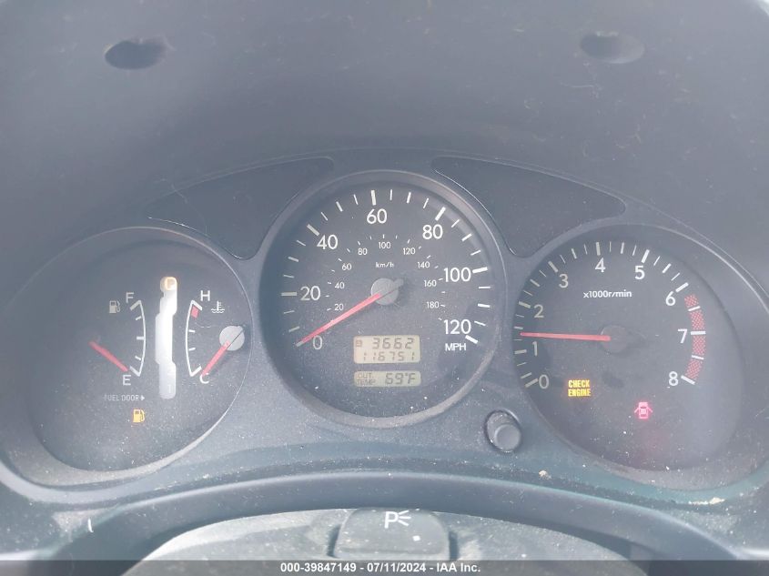 2004 Subaru Forester 2.5X VIN: JF1SG63674H745705 Lot: 39847149