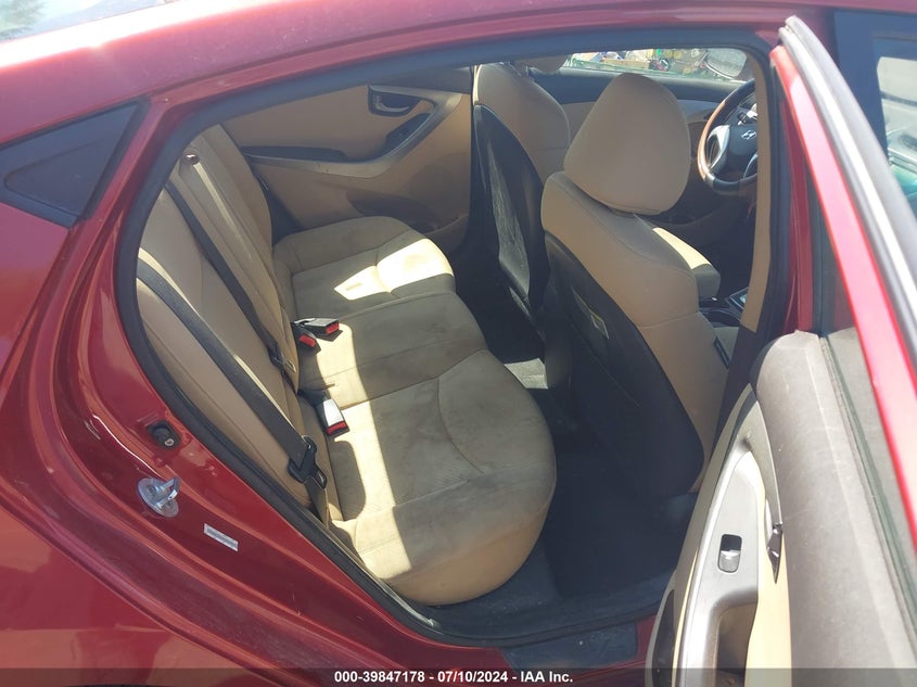 2012 Hyundai Elantra Gls (Ulsan Plant) VIN: KMHDH4AE4CU243086 Lot: 39847178