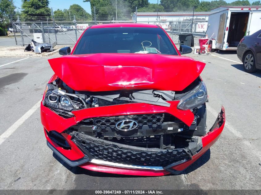 2020 Hyundai Veloster N VIN: KMHT36AH1LU003431 Lot: 39847249