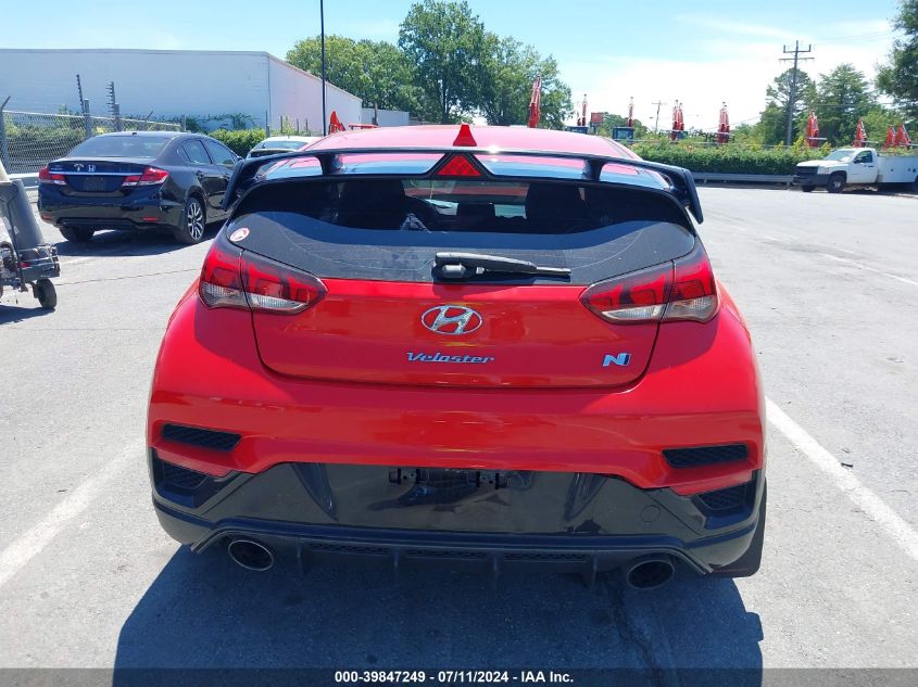 2020 Hyundai Veloster N VIN: KMHT36AH1LU003431 Lot: 39847249