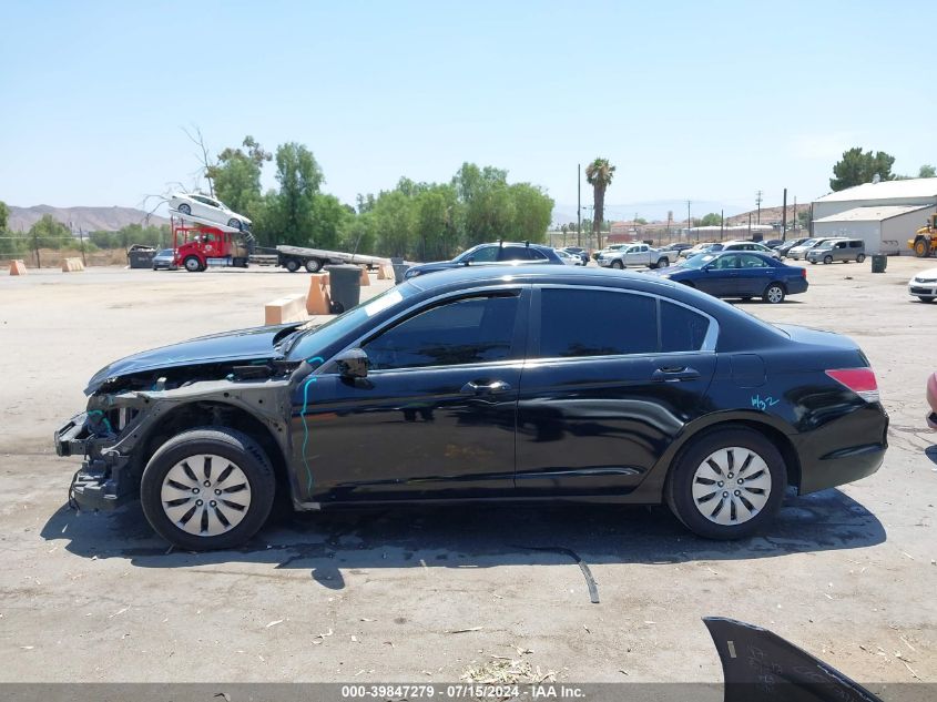 2011 Honda Accord 2.4 Lx VIN: 1HGCP2F31BA001050 Lot: 39847279