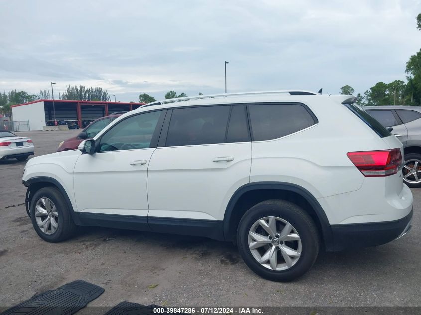 2018 Volkswagen Atlas Se VIN: 1V2DR2CAXJC548240 Lot: 39847286