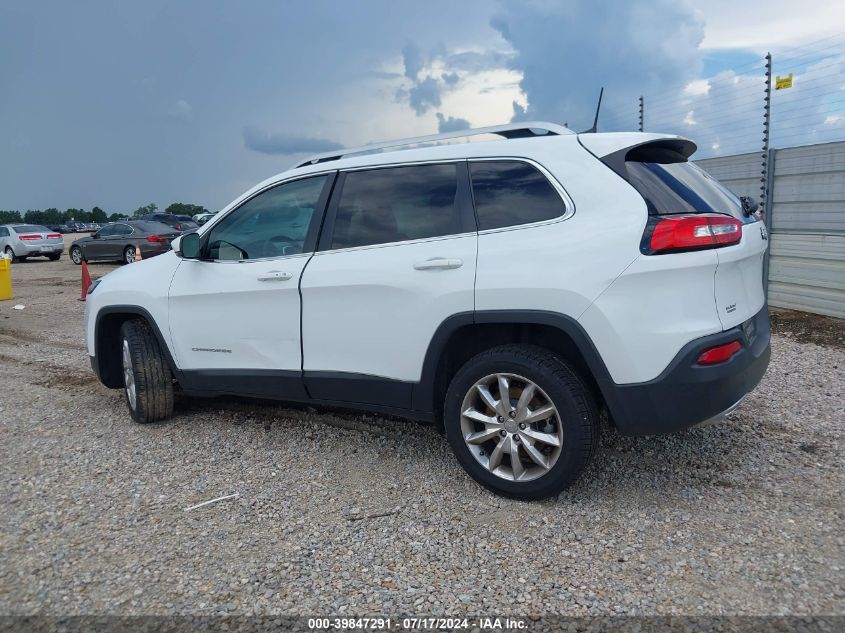 2016 Jeep Cherokee Limited VIN: 1C4PJLDS1GW127937 Lot: 39847291