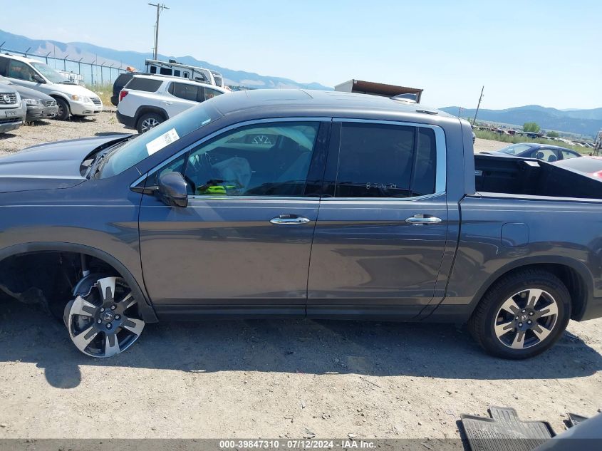 2019 Honda Ridgeline Rtl-E VIN: 5FPYK3F78KB017241 Lot: 39847310