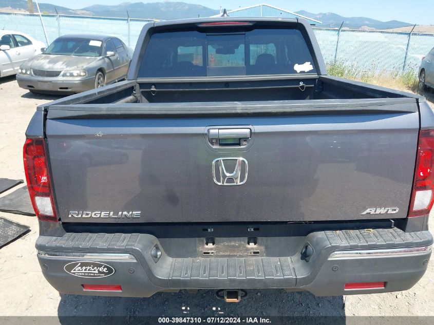 2019 Honda Ridgeline Rtl-E VIN: 5FPYK3F78KB017241 Lot: 39847310